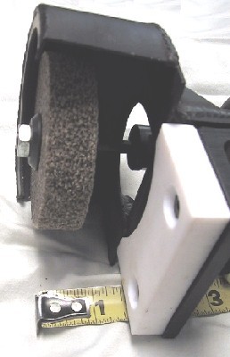 Hand Held Edge Deletion Tool with Wheel Extended for Deeper Deletion